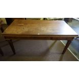 Gillows of Lancaster, A Pair of Mahogany Library Tables, circa 19th century, Having a rectangular