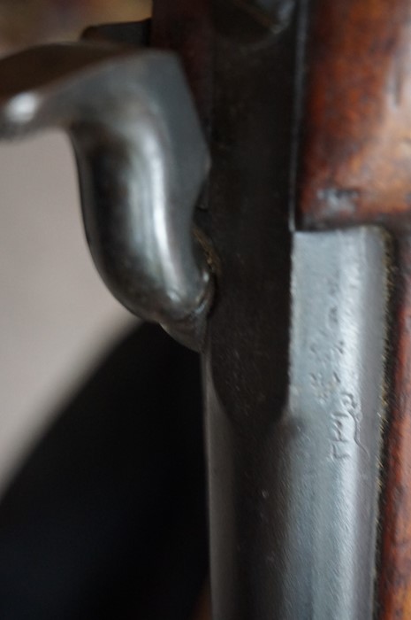 An 1864 Enfield Musket, The three band musket for Indian artillery, Having a fitted bayonet and - Image 17 of 18