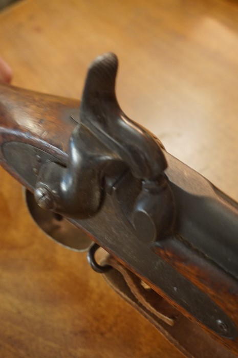 An 1864 Enfield Musket, The three band musket for Indian artillery, Having a fitted bayonet and - Image 11 of 18