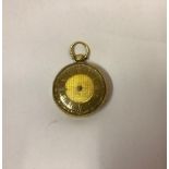 A George IV 18ct Gold Open Faced Pocket Watch signed Hamley, Hallmarks for London 1823, makers marks