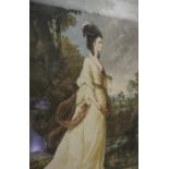 After Sir Joshua Reynolds "Jane Countess Harrington" Mezzotint, by Richard Smyth, Signed in pencil