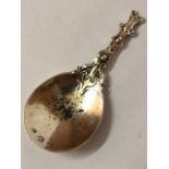 A Regency and Later Silver Caddy Spoon, Struck with old indistinct marks to the bowl, hallmarks to