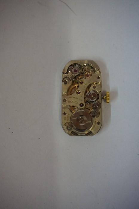 A Gold Rolex Prince Chronometre Wristwatch, circa 1930s, Having a silvered dial with subsidiary - Image 15 of 21