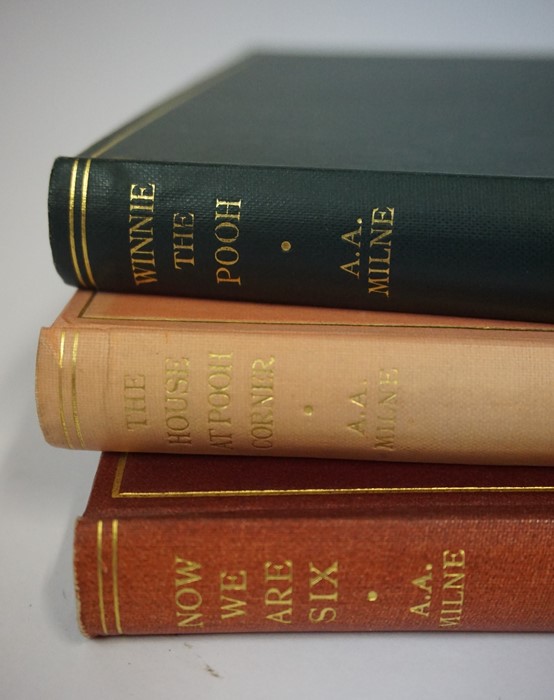 Three First Edition Books by A.A.Milne, Comprising of "Winnie The Pooh" having a dark green and gilt - Image 3 of 9