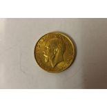 A George V Gold Sovereign, Dated 1912, 8 grams