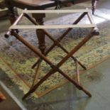 A 19th Century Butlers Folding Stand, 73cm high, 68cm wide