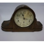 An Oak Mantel Clock, circa 1930s, Having a German movement, 27cm high