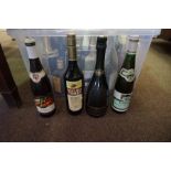A Large Quantity of Wine, Champagne, and Liqueurs, to include seven bottles of various champagne,