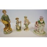 A Large Quantity of Sundry Pottery, China and Glass, to include figures, vases, wally dogs,