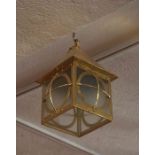 A Pair of Arts & Crafts Style Ceiling Lights, 17cm high, (2)Condition reportThe lights are