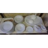 A Mixed Lot of Sundry Dinner Wares, to include plates, bowls, tea pot etc, approximately 37 pieces