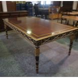 A Spanish Baroque Style Boardroom Table, would comfortably sit ten to twelve people, formerly used