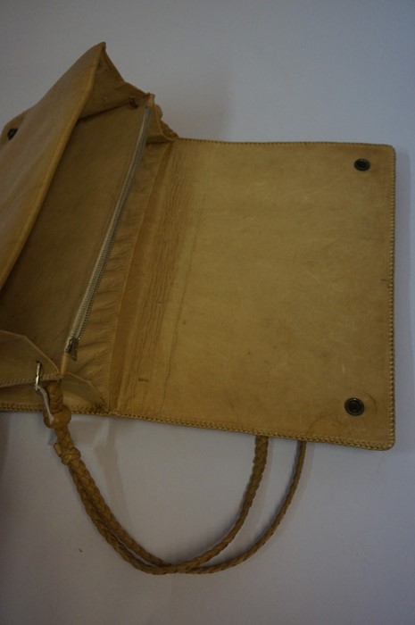 A Crocodile Skin Handbag, with carry handle, 19cm high, 30cm wide - Image 2 of 3