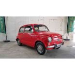 1968 Fiat 600, RHD. Rare big brother to the Fiat 500. UK Delivered, ready for full restore, engine