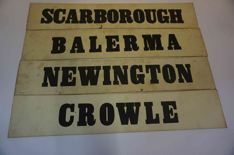 A Quantity of Vintage Bus Destination Blinds, to include destinations Huddersfield and Montrose, ( - Image 4 of 4