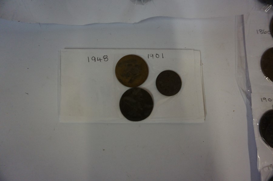 A Large Quantity of 19th century and 20th century Coinage, to include eight pennies circa 1860s, - Image 6 of 6