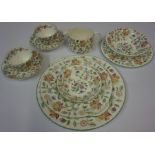 A Large Quantity of Minton Haddon Hall Tea and Dinner Wares, to include tureen, dinner plates,