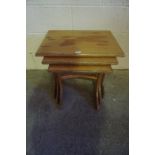 Retro Teak Nest of Three Tables by G-Plan, Largest table 51cm high, 56cm wide