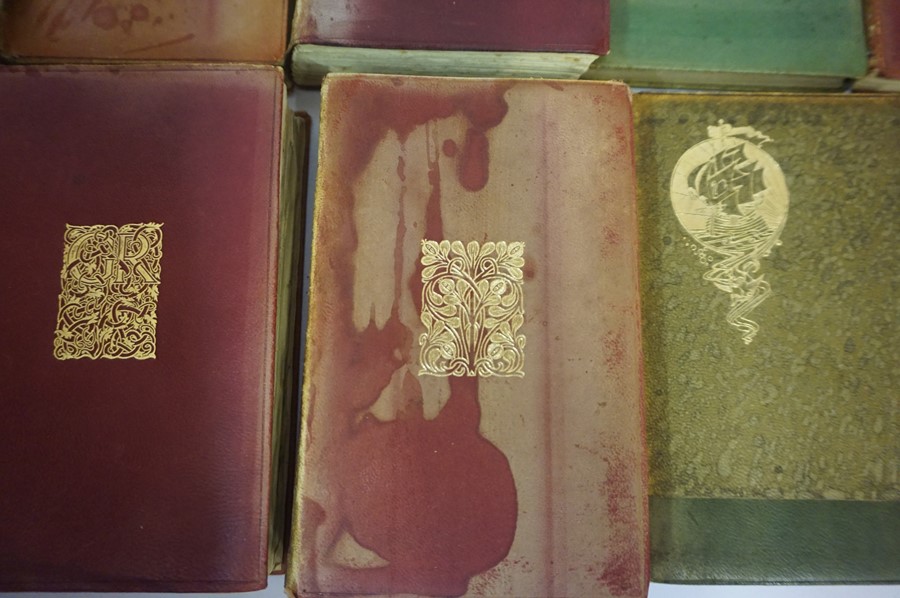 Mixed Lot of Leather Bound Books, circa late 19th / early 20th century, approximately 20 in total - Image 4 of 6