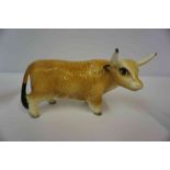 Eight Assorted Porcelain Animal Figures, to include a cat figure by Beswick, and six horse and
