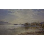 Arthur Tucker ( British 1864-1929) "Ullswater" Watercolour, 32.5cm x 55cm, gilt framedCondition