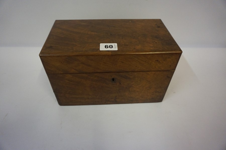 A Mixed Lot of Wood Items, to include a walnut tea caddy, four drawer collectors chest, also with - Image 7 of 10