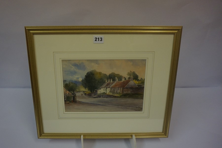 John Blair (Scottish) "Little France" Watercolour, signed and titled to lower right, 17cm x 25. - Image 2 of 3