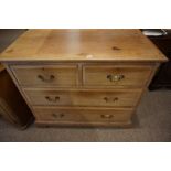 Edwardian Chest of Drawers, Having two small drawers above two long drawers,