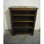 Oak Open Bookcase,