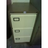 Metal Filing Cabinet, Having three drawers,