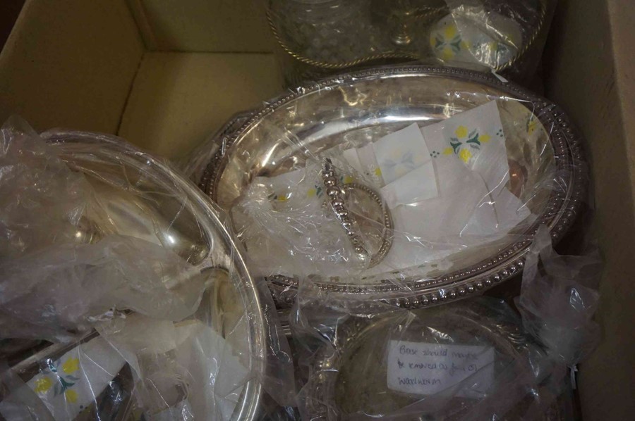 Quantity of Silver Plated Wares, to include a breakfast tea set on stand, vegetable dishes, - Image 5 of 6