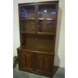 Glazed Wall Unit, Having glazed doors above cupboard doors,