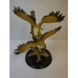 Resin Figure Group, Modelled as two eagles,