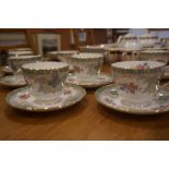 Shelley Georgian Pattern Part China Tea Set, 25 pieces