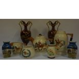 Mixed Lot of Ceramics, to include Hunting themed tea wares, pair of vases etc