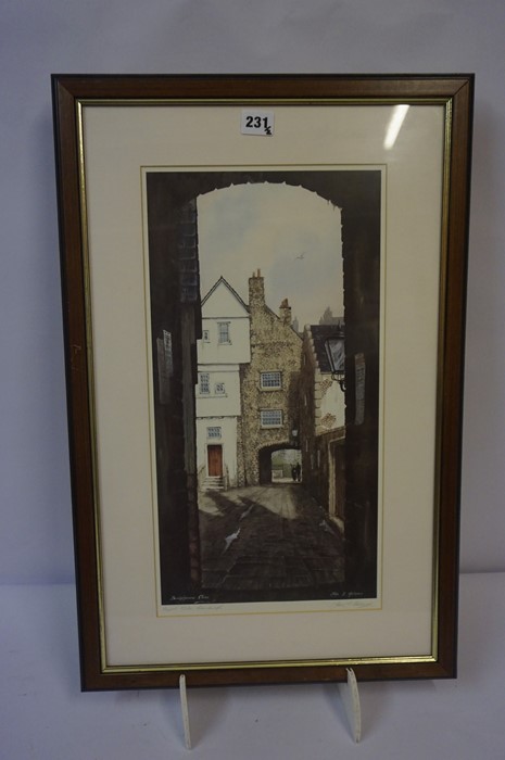 John J Holmes (Active 1985-Current) "Bakehouse Close Edinburgh" Watercolour, signed and titled in - Image 2 of 5