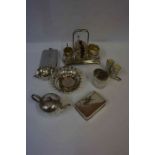 Quantity of Silver Plated Wares, to include a breakfast tea set on stand, vegetable dishes,