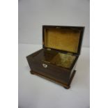 Victorian Rosewood Tea Caddy,