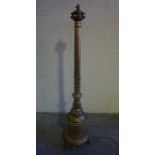 Regency Style Gilded Floor Lamp,