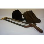 Mixed Lot of Hunting Accesories, to include a pair of long riding chaps, riding hat and two riding