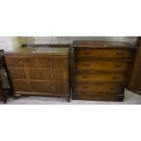 Two Vintage Chests of Drawers, (2)