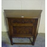 Priory Style Oak Side Cabinet,