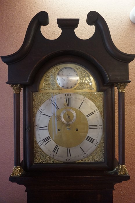 Mahogany Cased Longcase Clock, (19th Century) the dial signed Tempus Fugit, with pendulum and - Image 2 of 5