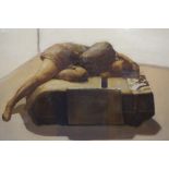 Craig Mulholland (Scottish Born 1969) "Study of a Model 1993" Oil on Gesso Board, 61cm x 61cm, to
