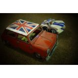 Mixed Lot of Model Cars, to include a model of a Mini, mustang by Country Artists, Matchbox baja