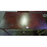 Maison Bagne Style Leather Top Table,