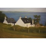 Earle Douglas (Scottish) "High Corrie Arran" Oil on Board, signed and dated to lower right,