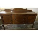 Mahogany Sideboard, also with a mahogany dressing chest, (2)