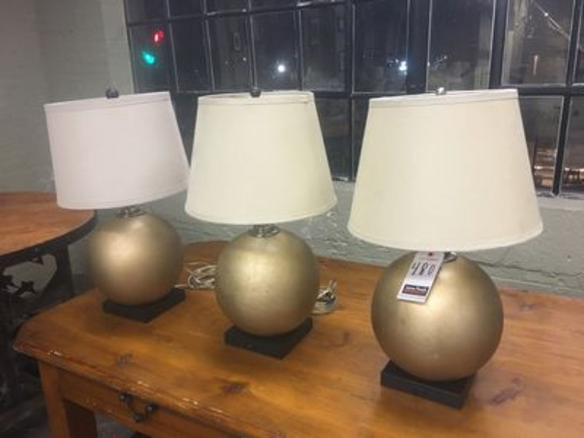 ELEC. TABLE LAMPS W/ SHADES