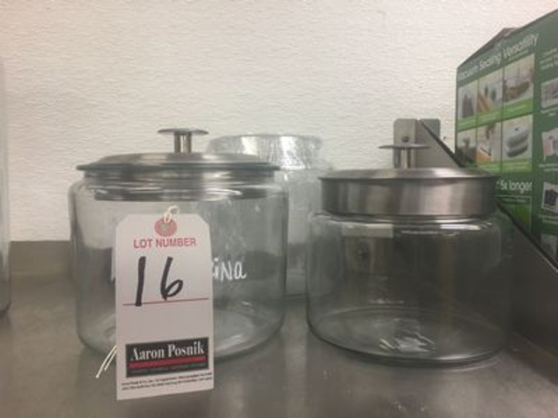 ASS'T COOKIE JARS W/ S.S. LIDS